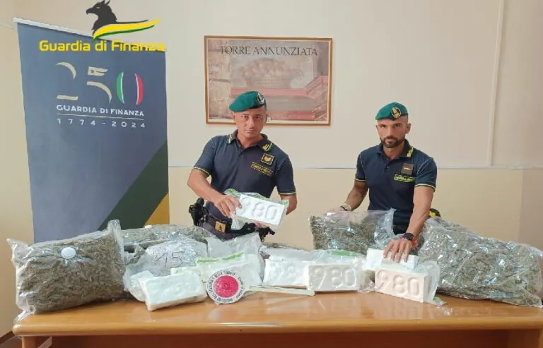 Traffico di droga tra Campania e Capitale, sgominato mercato da 8 milioni: 12 arresti