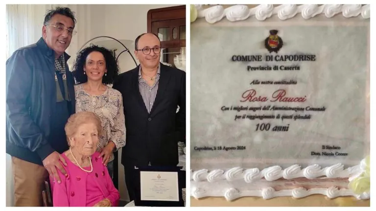 Nonna Rosa spegne 100 candeline: l’omaggio del Sindaco