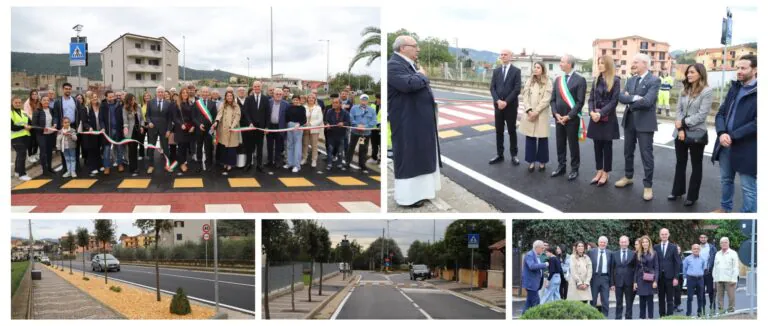 Completata la riqualificazione della strada di collegamento della frazione