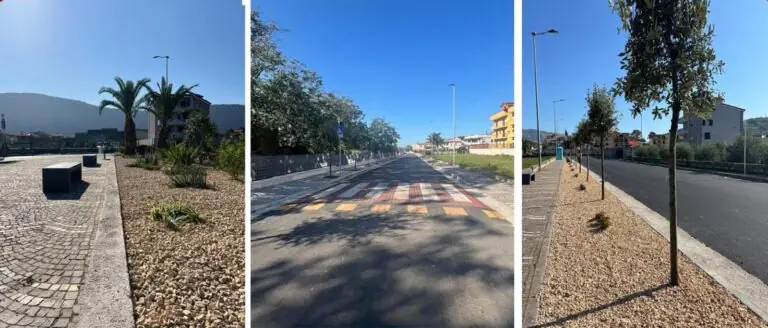 Riqualificata la strada di collegamento della frazione