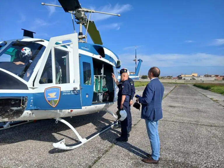 Monitoraggio aereo con la Soprintendenza e Polizia per la tutela del patrimonio culturale e ambientale