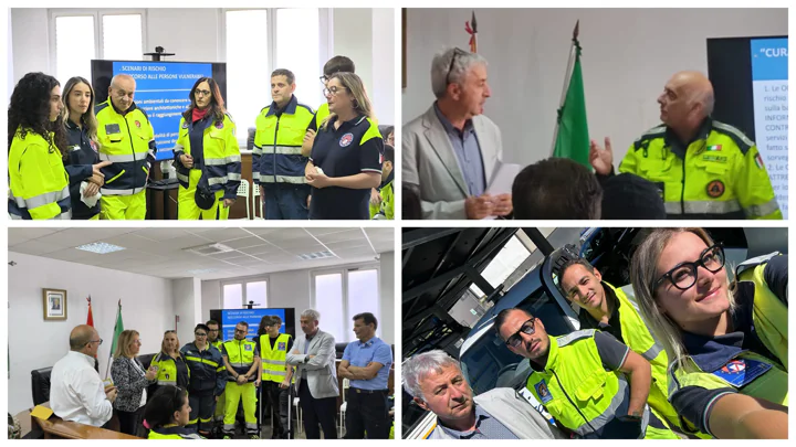 Giornata di formazione della Protezione civile in sala consiliare