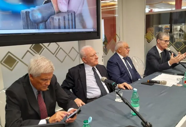 De Luca nel Casertano, si punta allo sviluppo del Tarì