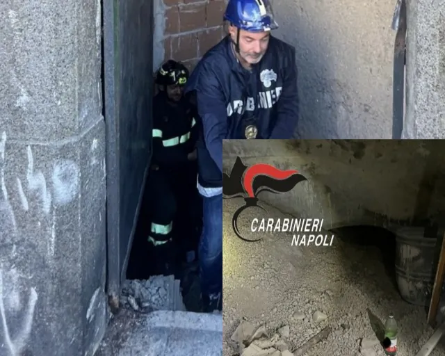 Scavo clandestino per rubare nella Villa, insospettabile nei guai