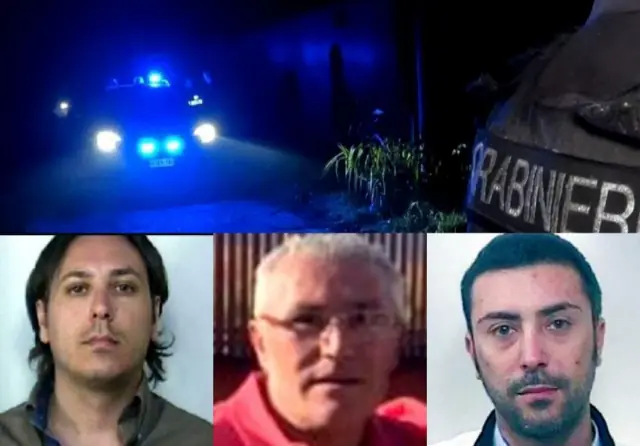 Auto bruciata a coppia perchè lasci casa, foto e profili dei 19 indagati
