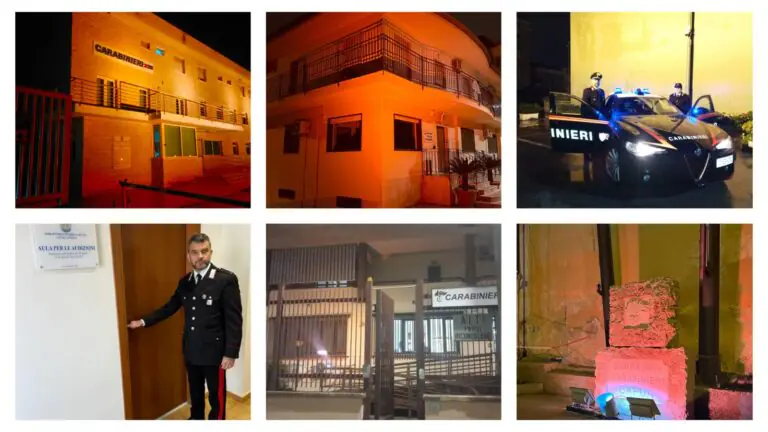 Giornata contro la violenza sulle donne: caserme dei carabinieri si illuminano di arancione