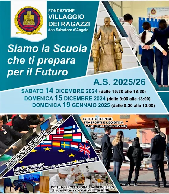 Giornate di Orientamento del Villaggio dei Ragazzi: “Un’occasione per prepararsi al futuro”
