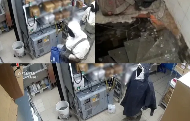 Banda sbuca da fogne per rapinare fast food, 6 fermati. Video