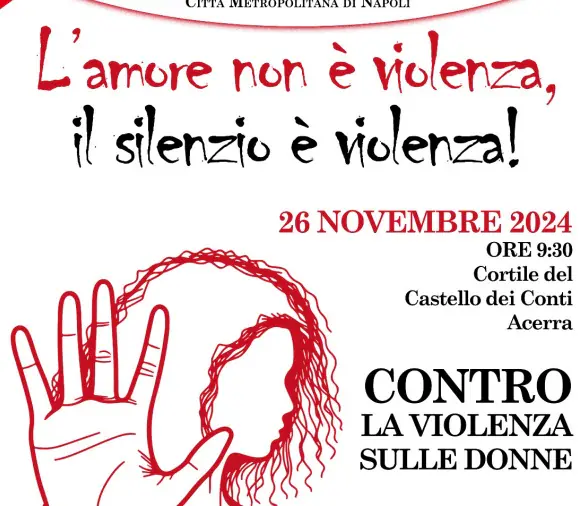 Flash-mob degli studenti ed arte, l’urlo contro la violenza di genere nel Castello