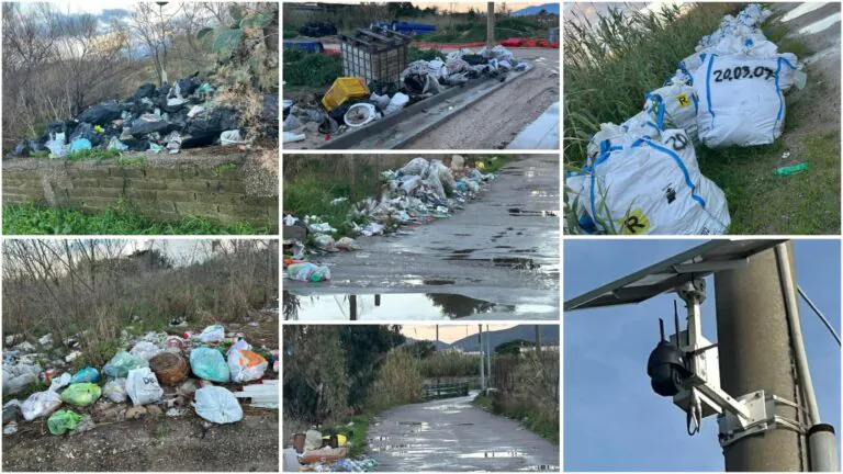 Degrado totale: rifiuti abbandonati formano discariche nei pressi dell’Area archeologica