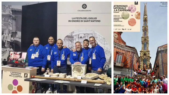 Comitato Sant’Antimo alla seconda Rassegna all’IPIC per far conoscere la Festa del Giglio