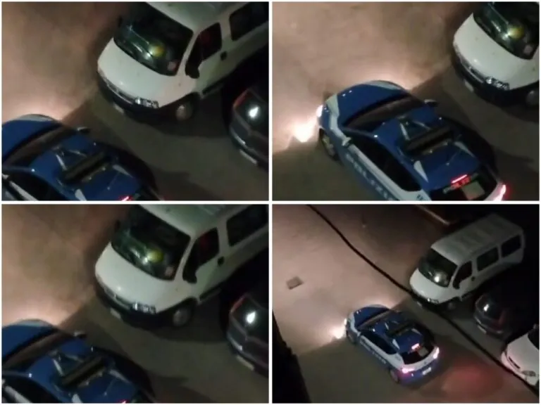 Avvistato furgone sospetto nel complesso residenziale: arriva la polizia