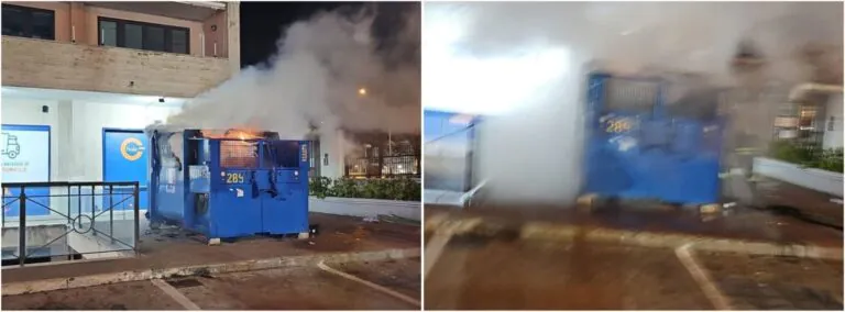 Giocano coi fuochi d’artificio e danno vita a un rogo nei pressi del Supermercato