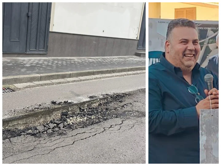Strada consegnata dopo i lavori alle fogne in stato deficitario, consigliere lancia l’allarme