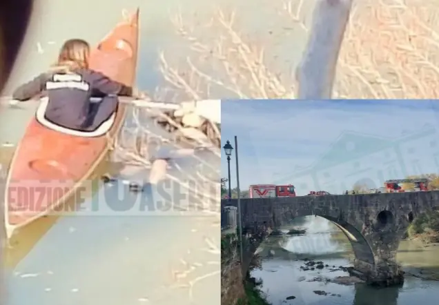 Si lancia dal Ponte, salvata da agente in canoa. VIDEO