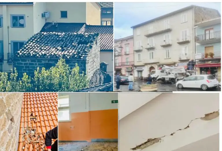 Terremoto nel Casertano, ecco i danni delle scossa: colpita pure scuola