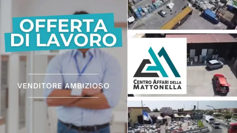 Centro Affari della Mattonella cerca personale: come candidarsi