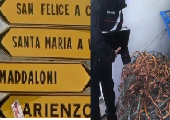 arrestato per furto di rame