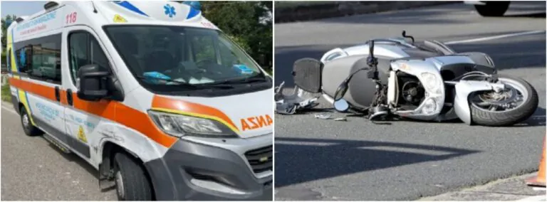 Violento scontro tra scooter, 2 centauri a terra