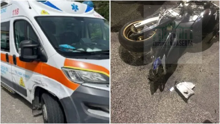Auto contro moto nei pressi dell’Hotel, 2 giovani centauri in ospedale. Uno è grave