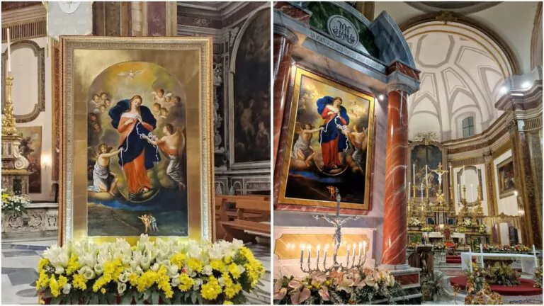 La Madonna che scioglie i nodi arriva in città