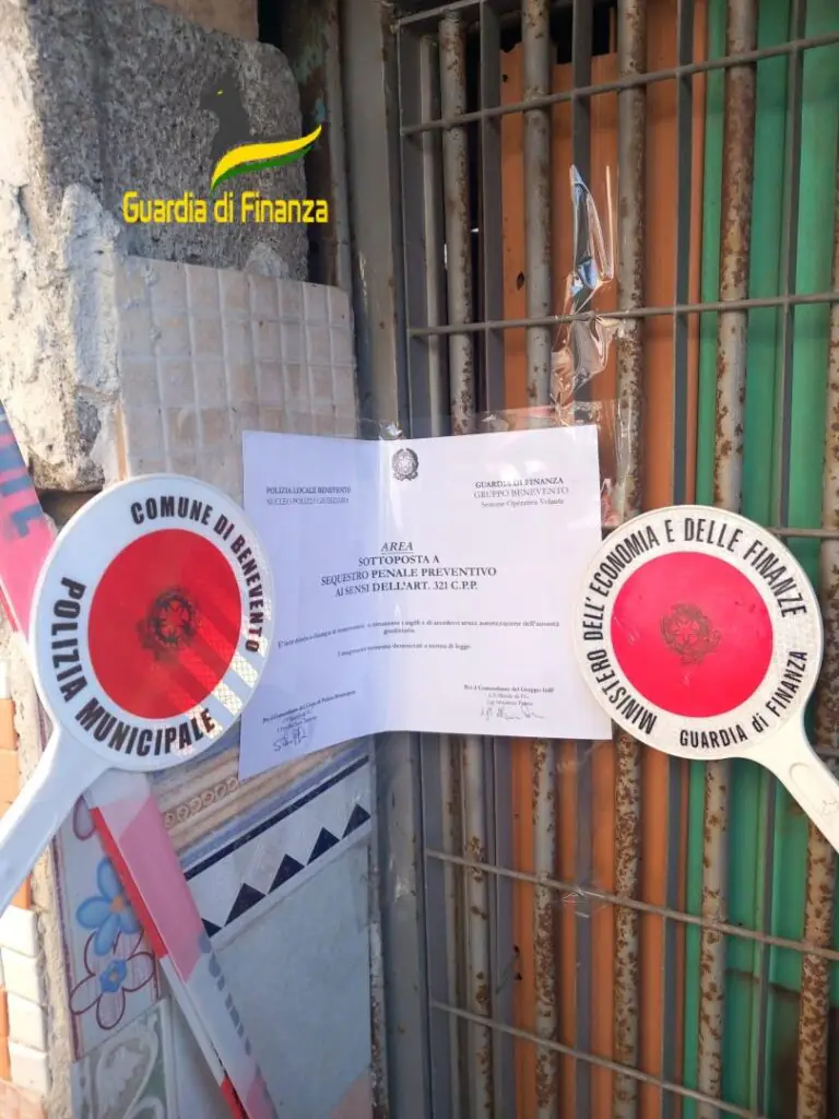 Blitz congiunto, sequestrata officina