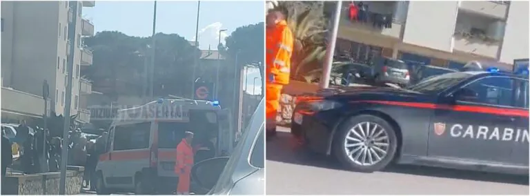 Scontro tra auto e moto nei pressi dell’incrocio, centauro trasportato in ospedale
