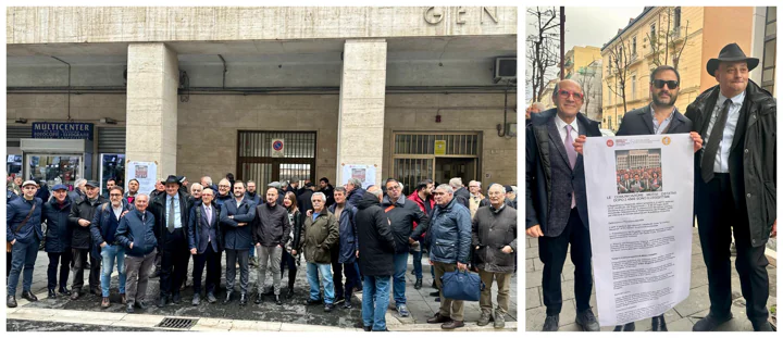 Ritardi del Genio Civile: architetti, ingegneri e geometri in presidio davanti la sede