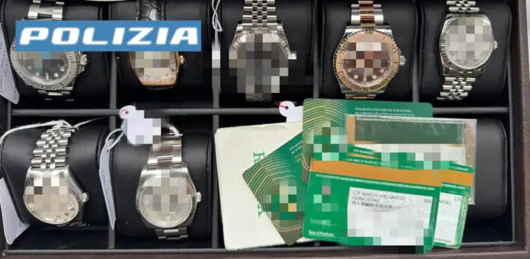 Orologi di lusso riciclati all’estero, 9 arresti: sequestro da mezzo milione