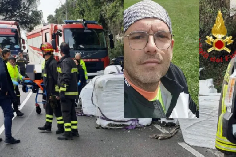 Ciclista muore travolto da ecoballa: indagato il conducente