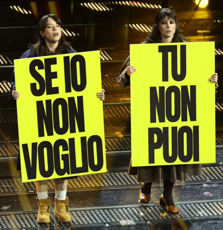 “Se io non voglio tu non puoi” il messaggio di Vale LP e Lil Jolie a Sanremo contro la violenza sulle donne