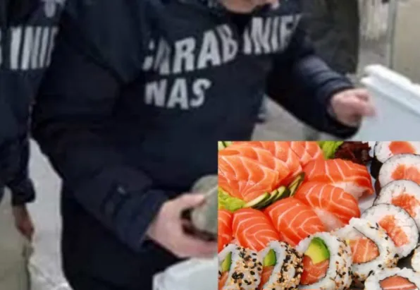 Carabinieri chiudono ristorante di sushi: 200 chili di cibo sospetto, multa record