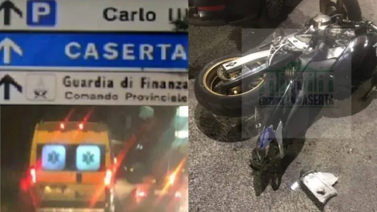 Con la moto si schianta a terra: 35enne trasportato d’urgenza