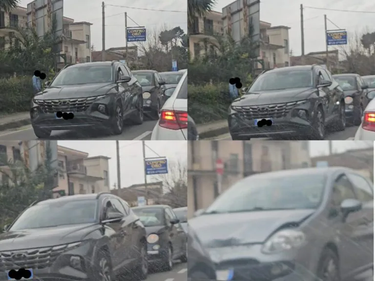 Tamponamento a catena nella frazione, traffico in tilt. Automobilisti furiosi