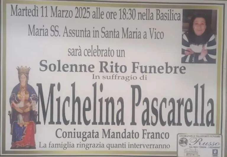 Un mese dalla scomparsa di Michelina, la dedica commovente della sorella