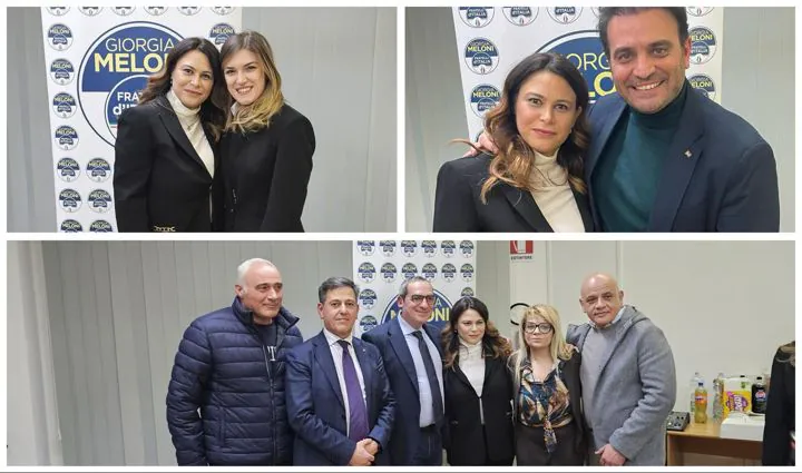 I vertici di Fratelli d’Italia al congresso cittadino per il Cicchella day