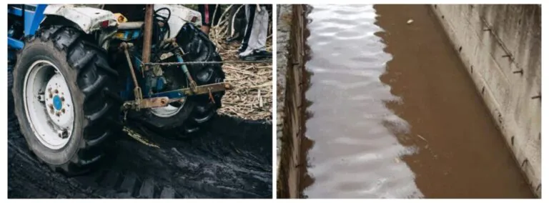 Paura nella frazione: cade nel canale e resta intrappolato nel fango