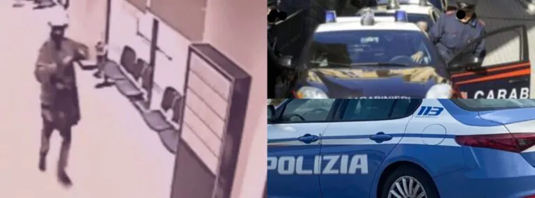 Rapina choc in banca: il blitz dei carabinieri e della polizia