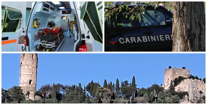 Barman precipita dal castello mentre scatta foto panoramiche: trasportato d’urgenza