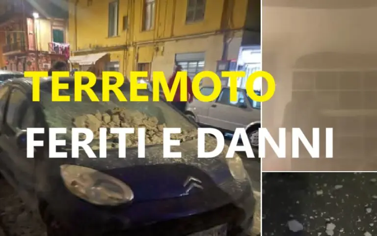 Terremoto, bilancio choc: 11 feriti. Ricoverato anche un bambino