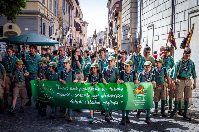 Gli Scout in piazza per l’Europa