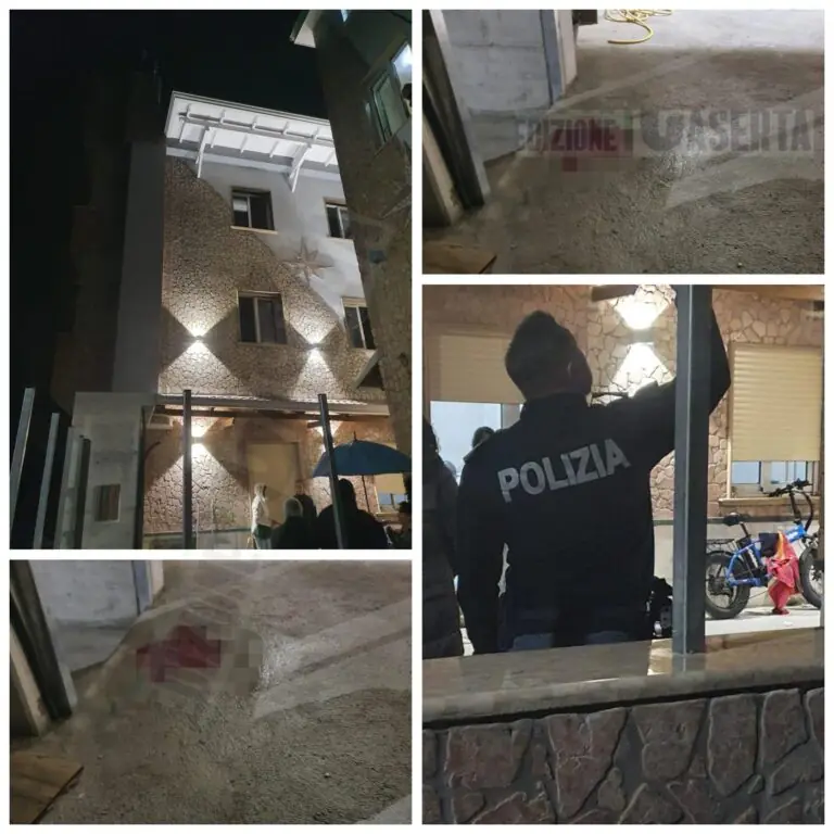 Dramma nella frazione, giovane giù dal secondo piano