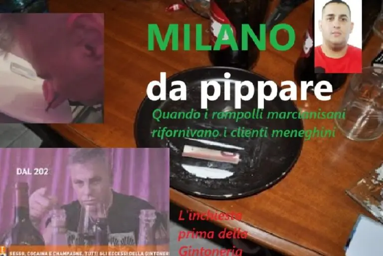 Milano da sniffare, quella coca portata dai rampolli dei boss marcianisani. Le rotte dello sballo vip