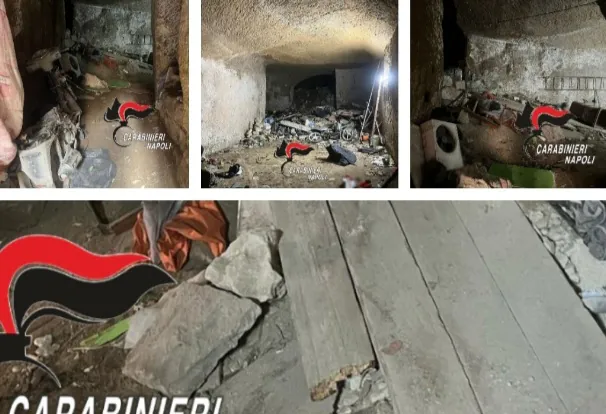 Scoperta la grotta-discarica dei motorini rubati