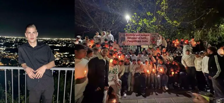 Fissati i funerali di Matteo, ieri la fiaccolata