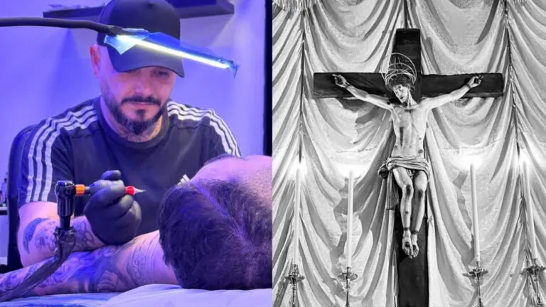 “Il crocifisso di Marcianise” al “Caserta tattoo convention”