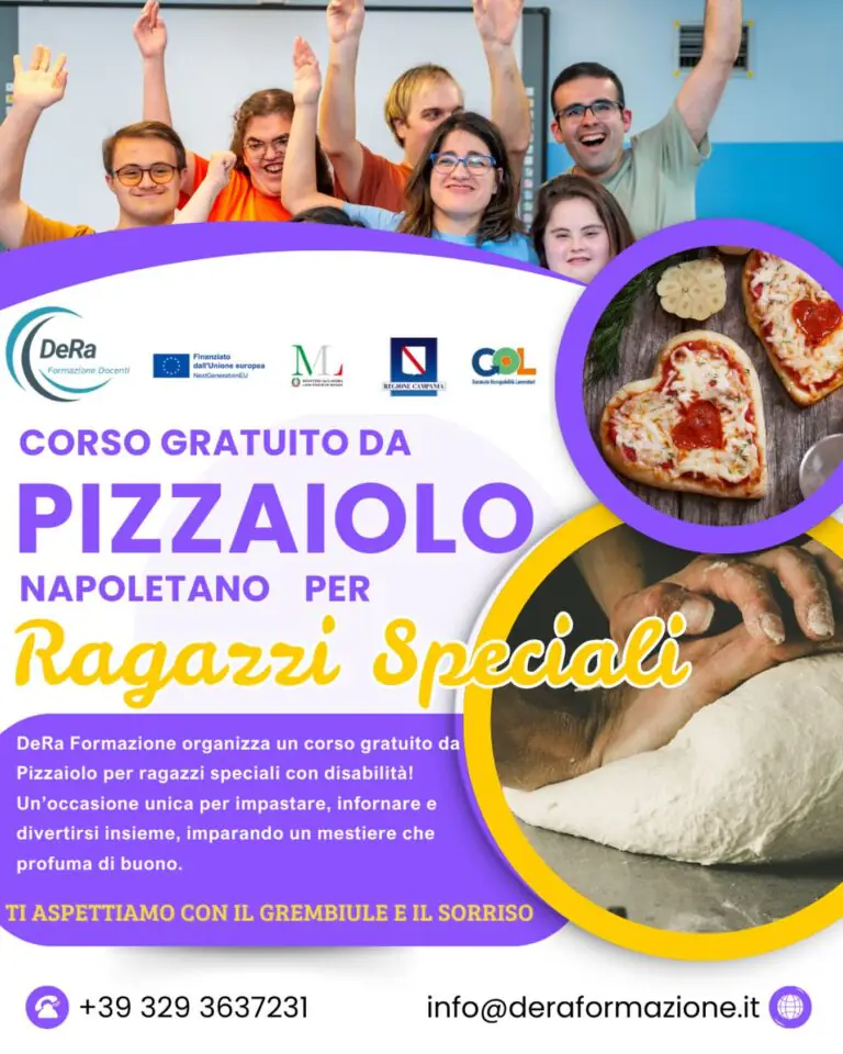 Corso Gratuito di pizzaiolo napoletano per “Ragazzi Speciali”