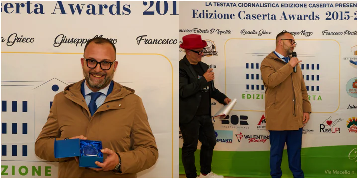 Edizione Caserta Awards 15-25 per il consigliere Pratillo