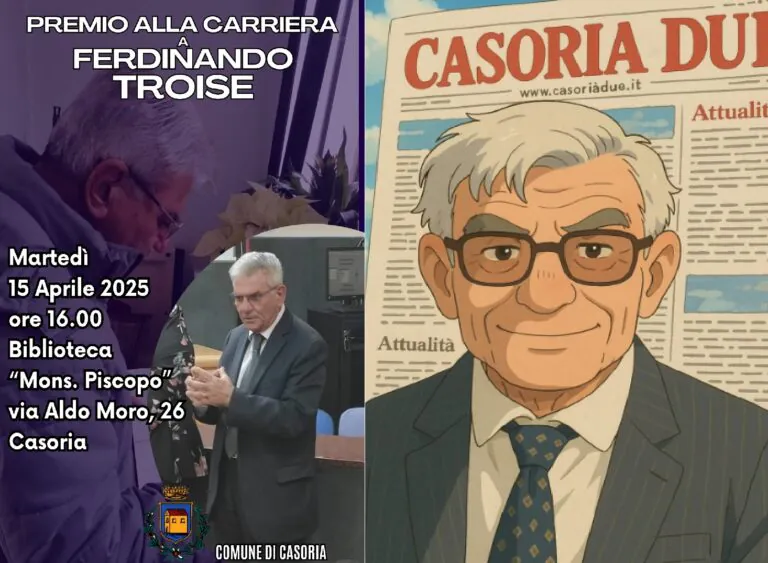 Premio alla carriera per Troise, cerimonia in Biblioteca
