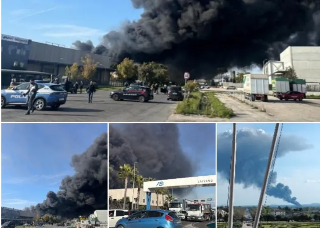 Brucia fabbrica chimica, nube nera su 2 province: si teme disastro